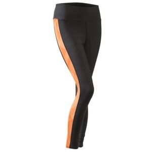 Orangetheory Leggings Contrast Pant Leggings Gray and Orange Woman’s size Small